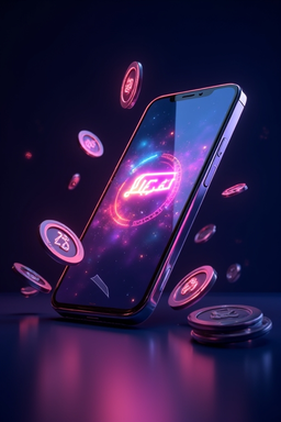 Смартфон с приложением Олимп Казино
